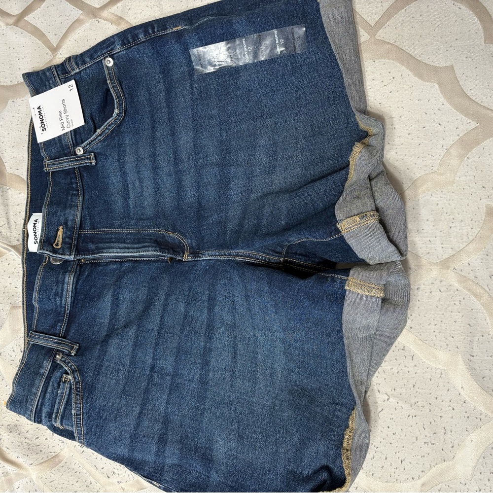 Levi's Dark Blue Denim Shorts